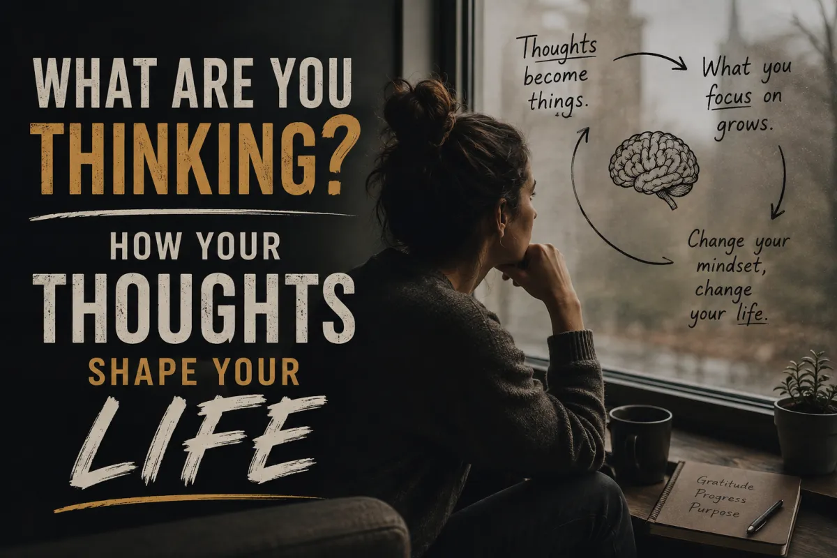 How your thoughts shape your life