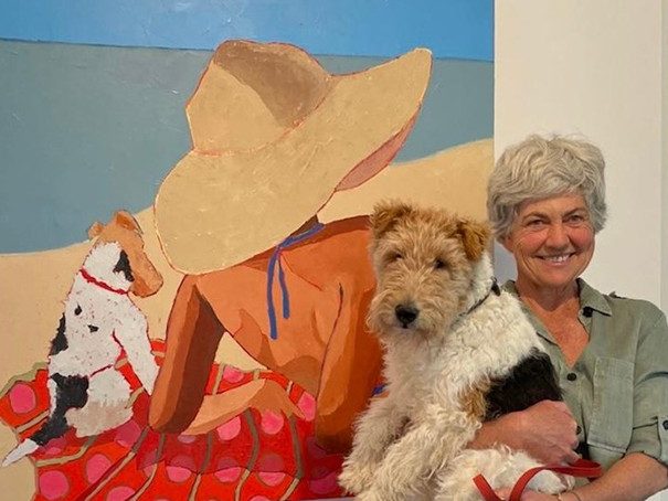 Großformatiges Porträt des präsentierten Werks