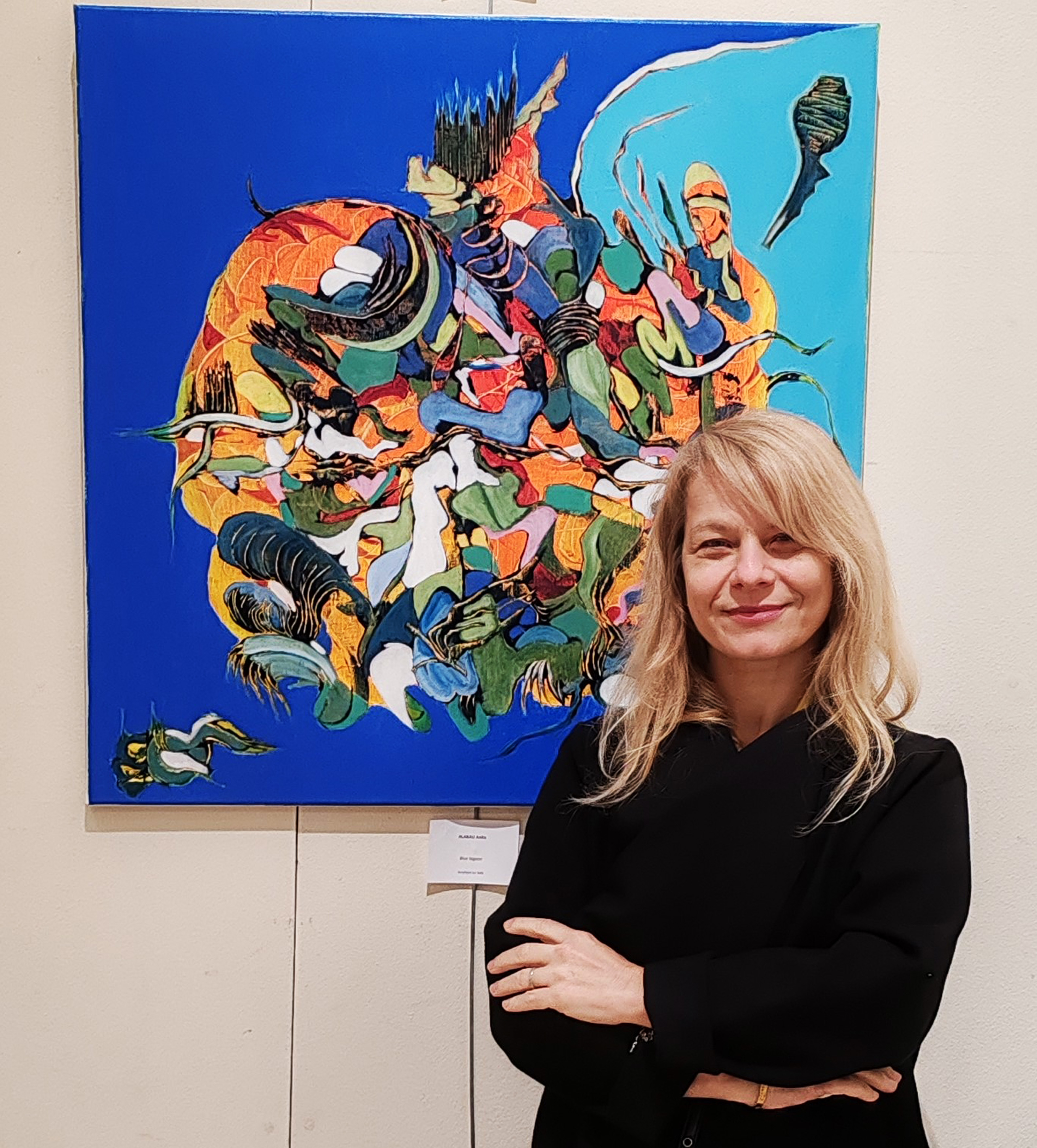 Großformatiges Porträt des präsentierten Werks