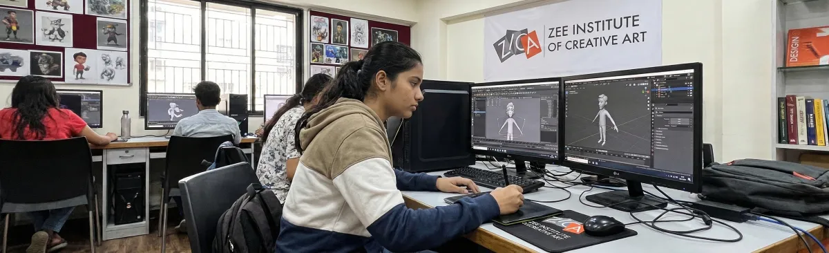 Nikita Studying Animation & VFX at Our Ahmeabad Centre