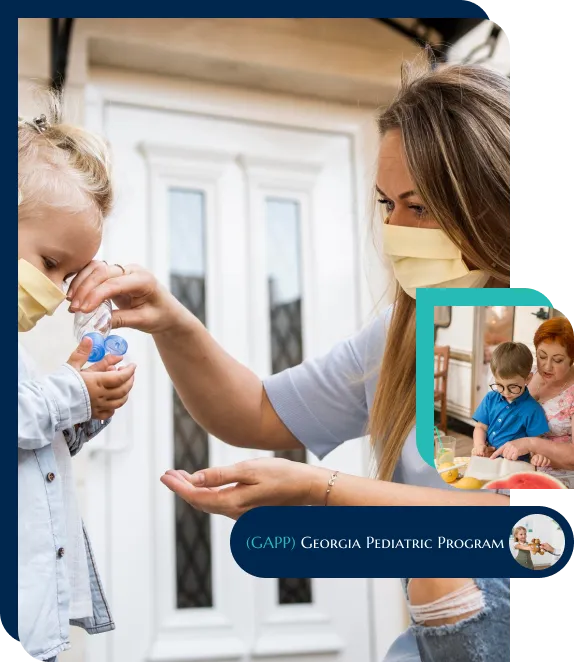 Child receiving personalized homecare services in Atlanta