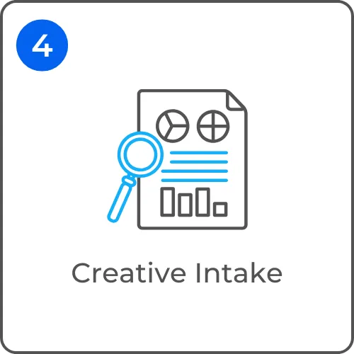 Creative intake on the Brand Backend site
