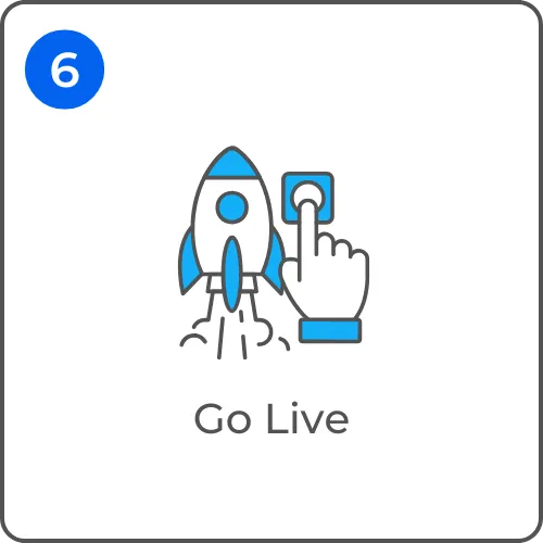 Go live on the Brand Backend site