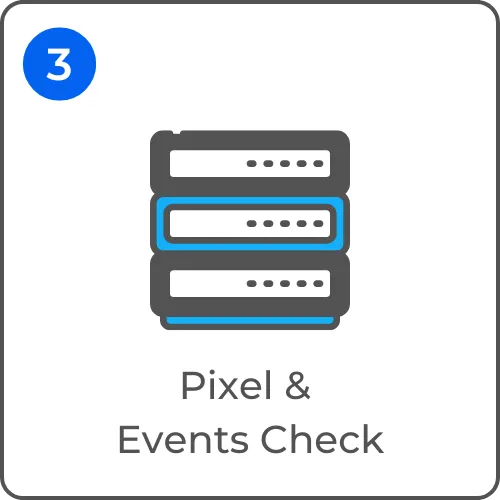Pixel and event check on the Brand Backend site