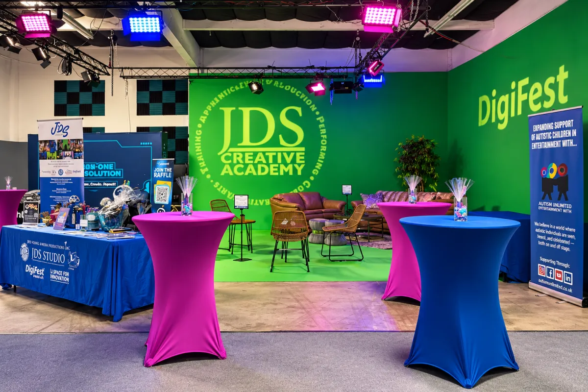 Creator exploring digital media and virtual reality technology at DigiFest® Temecula