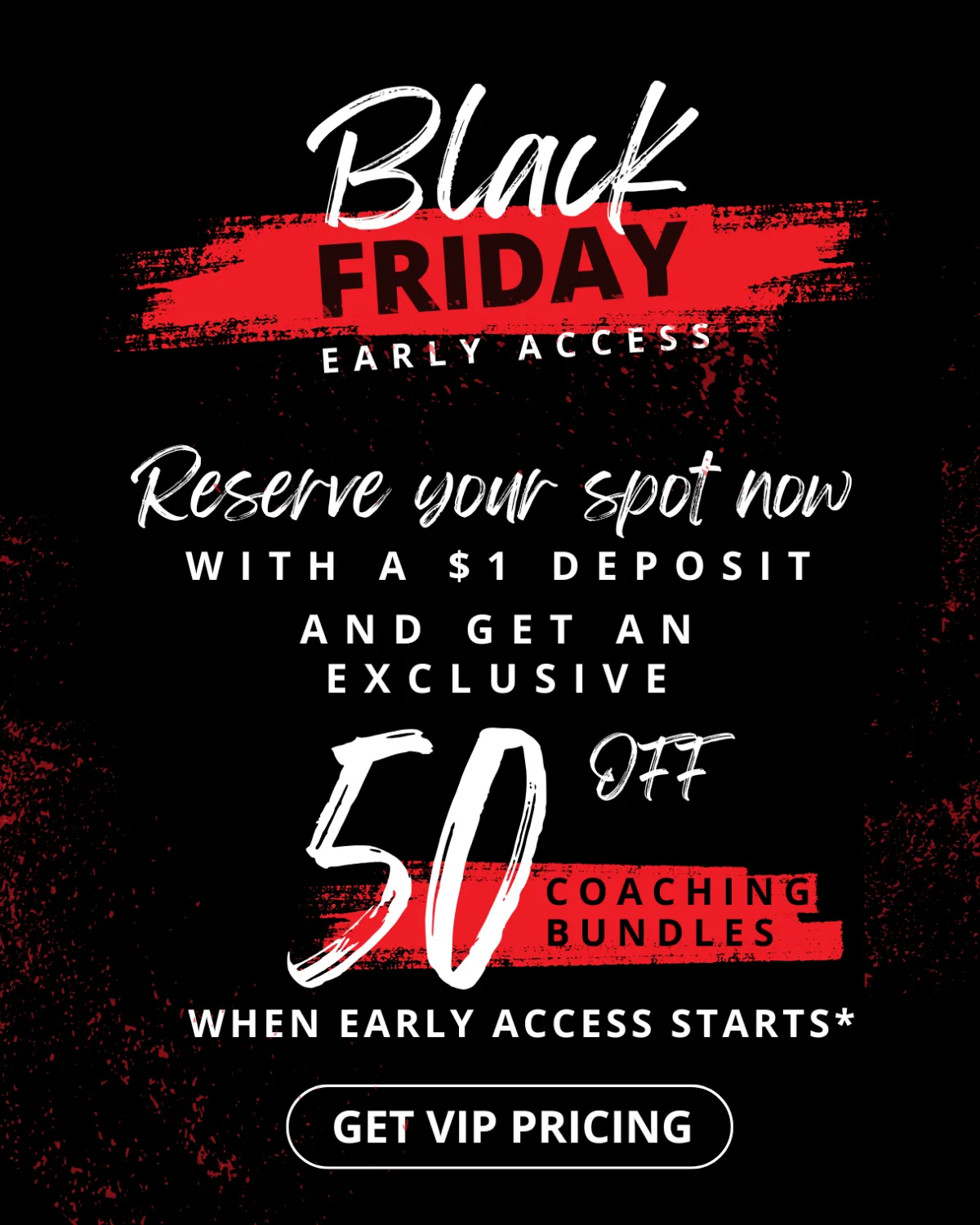 Joey Swoll Coaching Black Friday Aarly Access