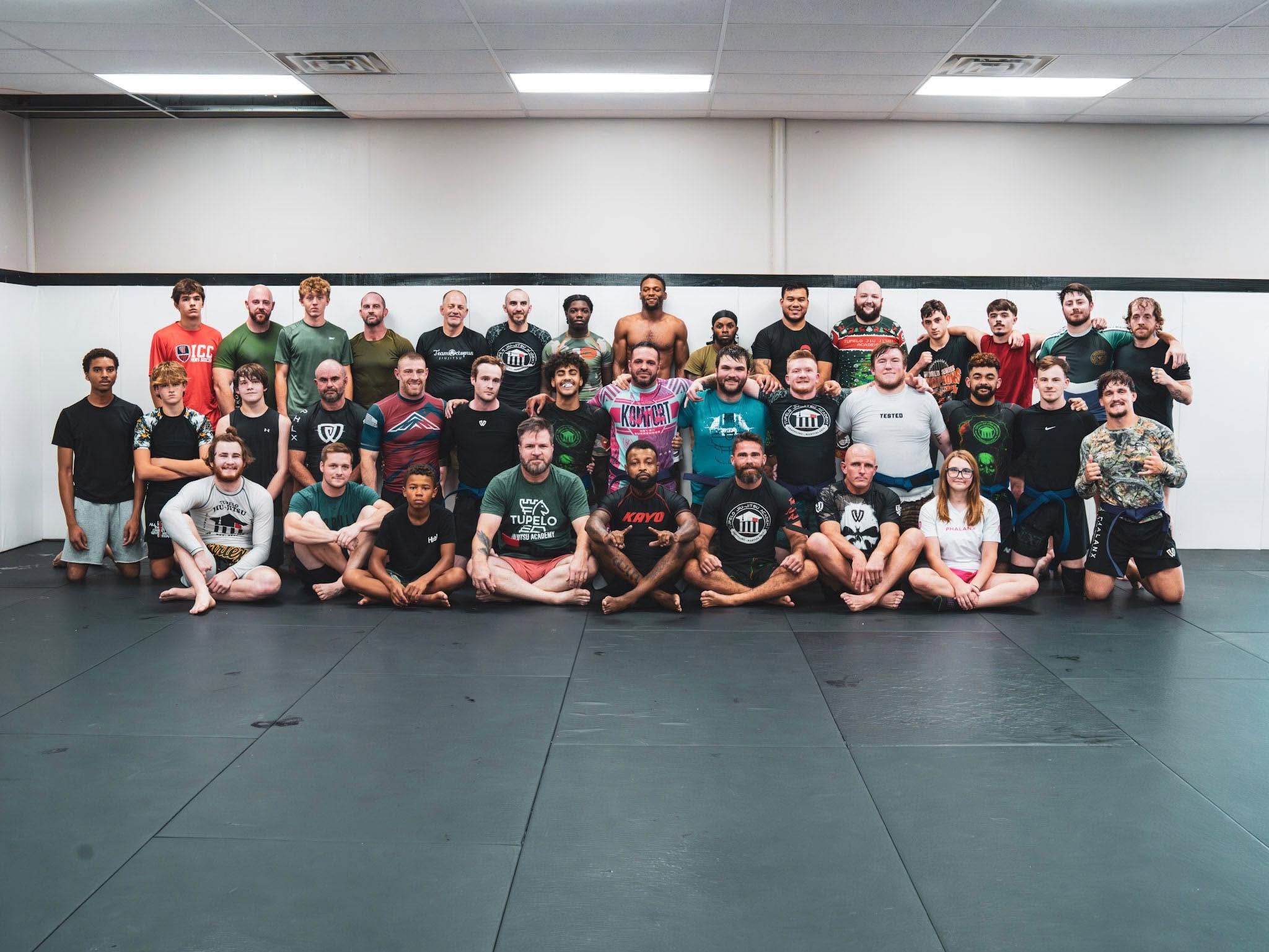 No-Gi Jiu Jitsu grappling training in Tupelo Mississippi