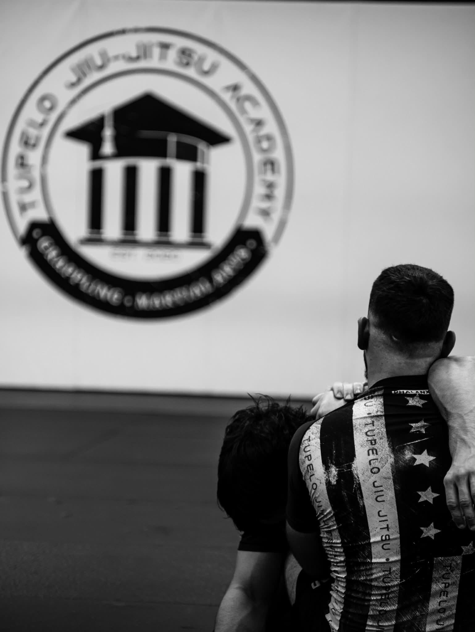 Students training Brazilian Jiu Jitsu at Tupelo Jiu Jitsu Academy