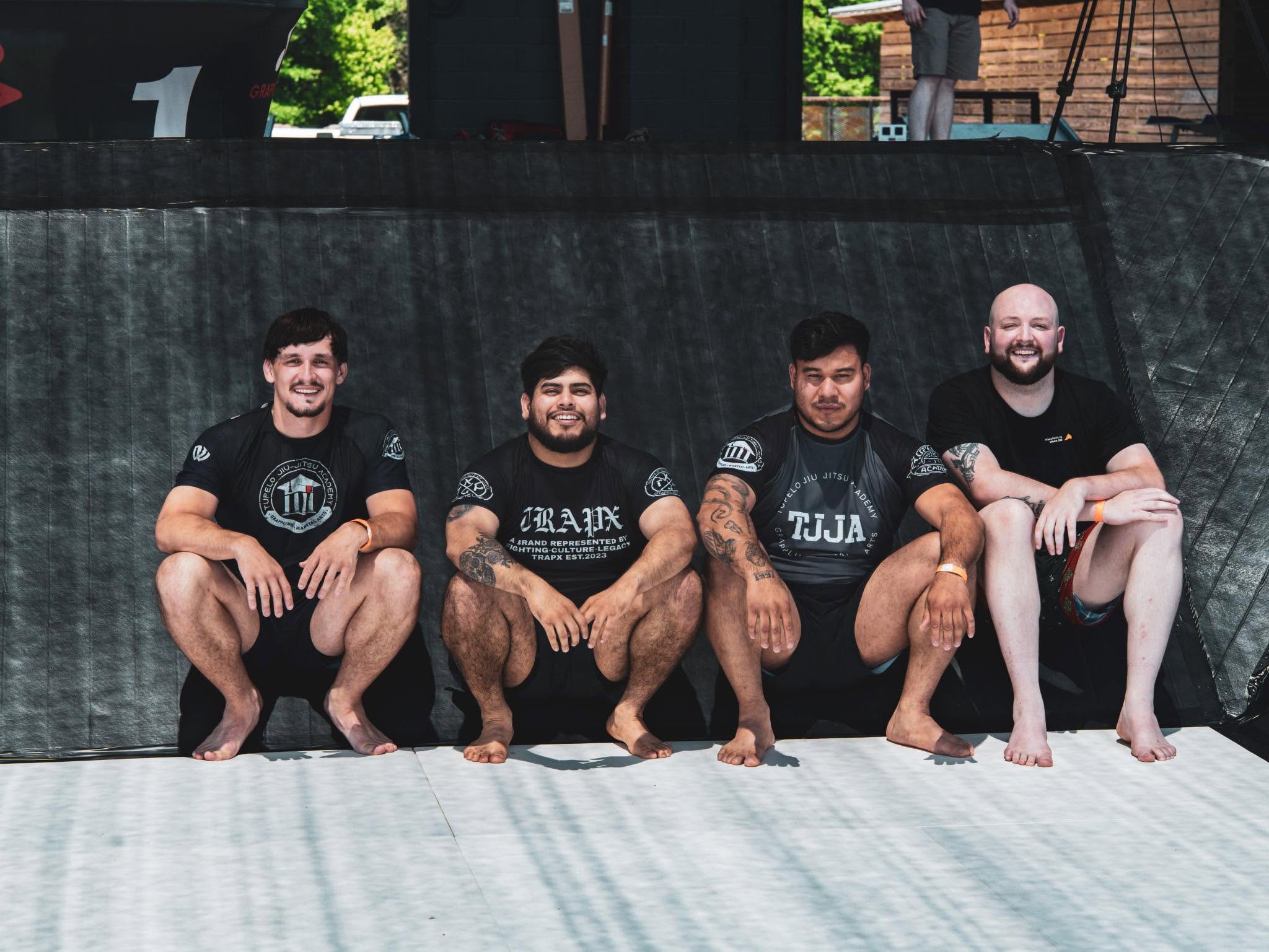 Tupelo Jiu Jitsu Academy team at a Jiu Jitsu competition