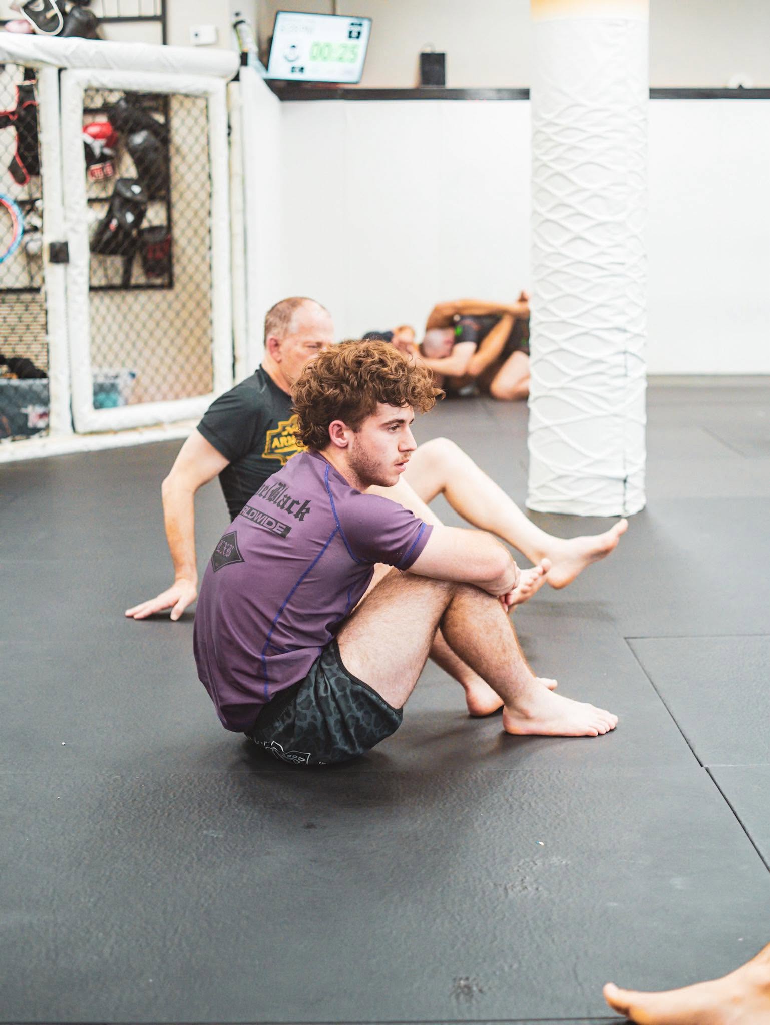 5. Jiu Jitsu student during training at Tupelo Jiu Jitsu Academy in Tupelo Mississippi