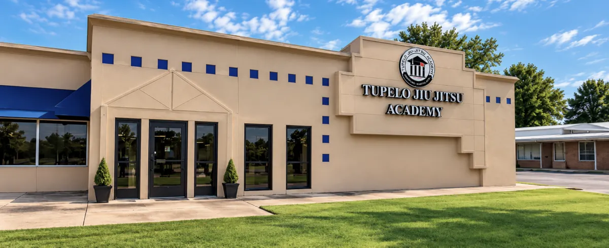 Exterior of Tupelo Jiu Jitsu Academy at 811B Varsity Drive in Tupelo, Mississippi