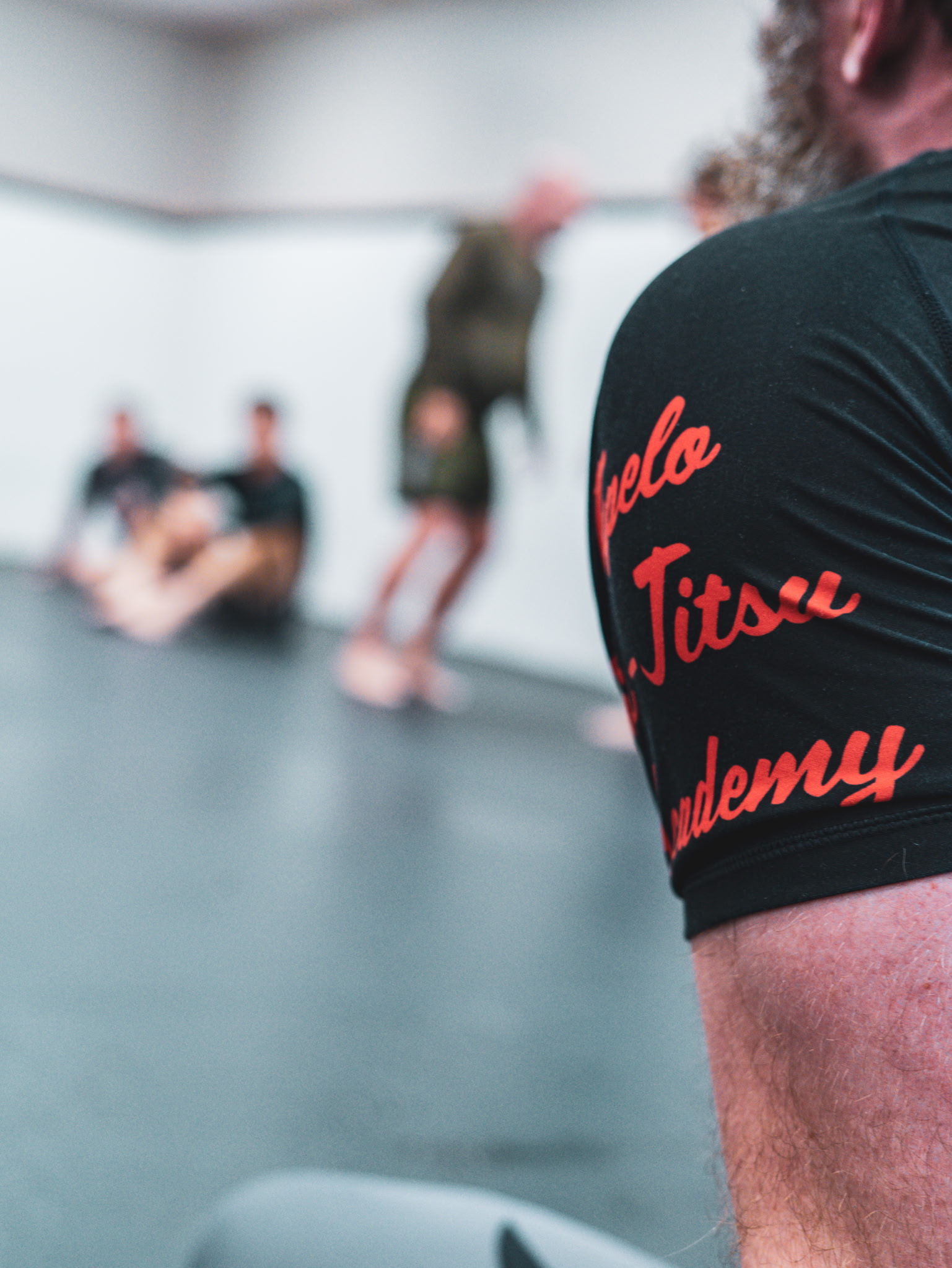 Tupelo Jiu Jitsu Academy training gear during Brazilian Jiu Jitsu class