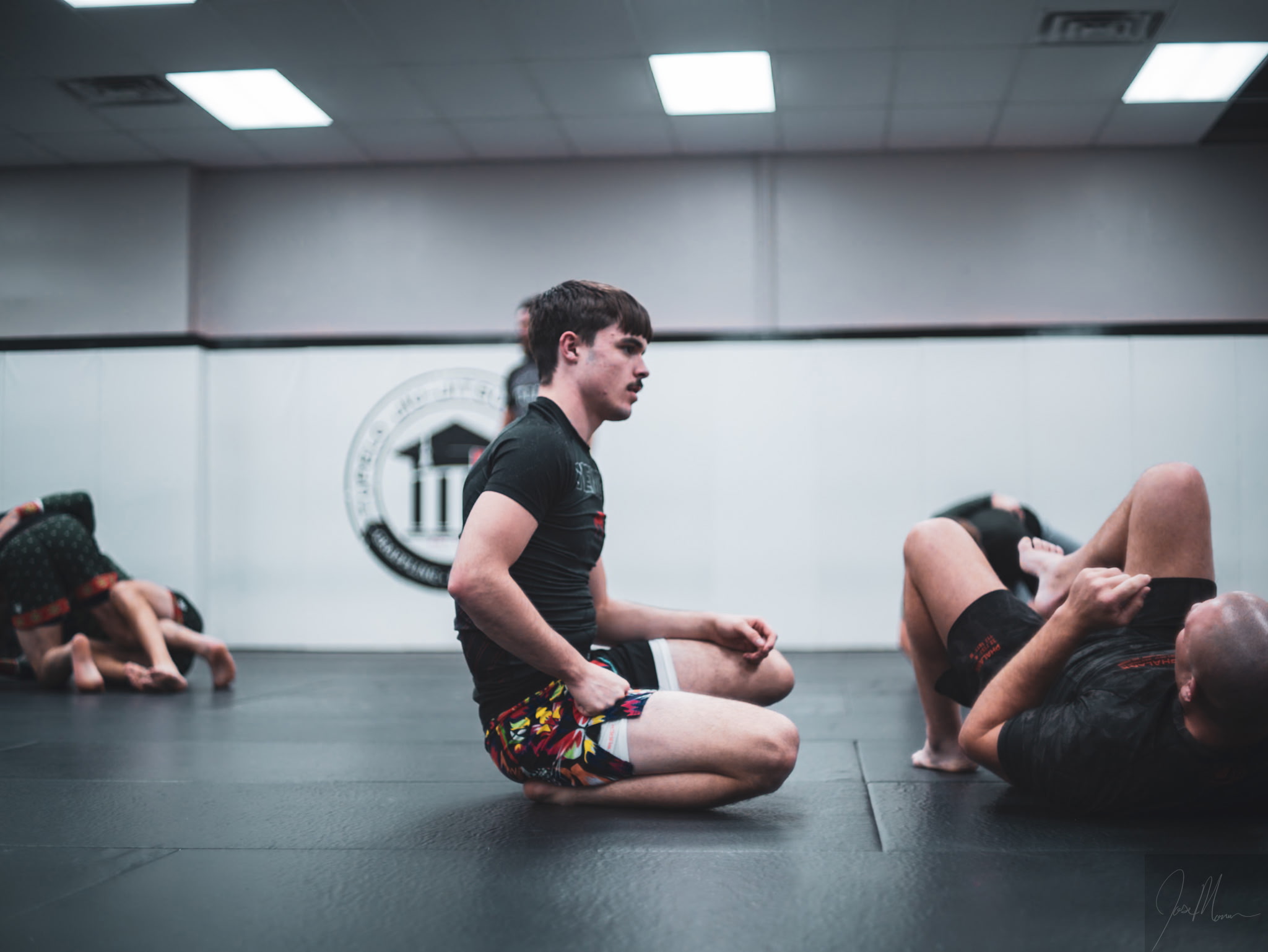 5. Brazilian Jiu Jitsu student training during No-Gi class at Tupelo Jiu Jitsu Academy