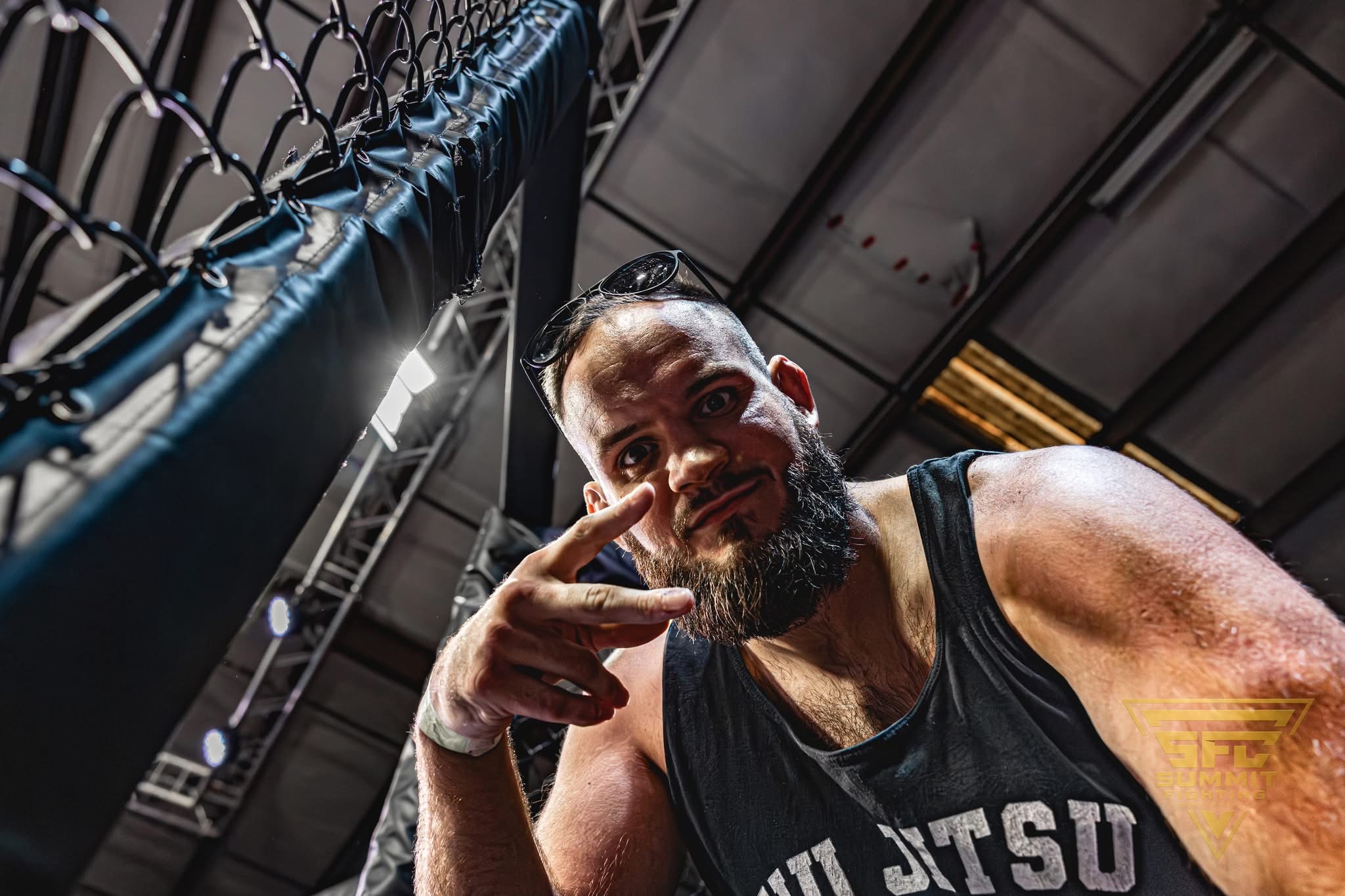 Tupelo Jiu Jitsu Academy team member at a martial arts competition