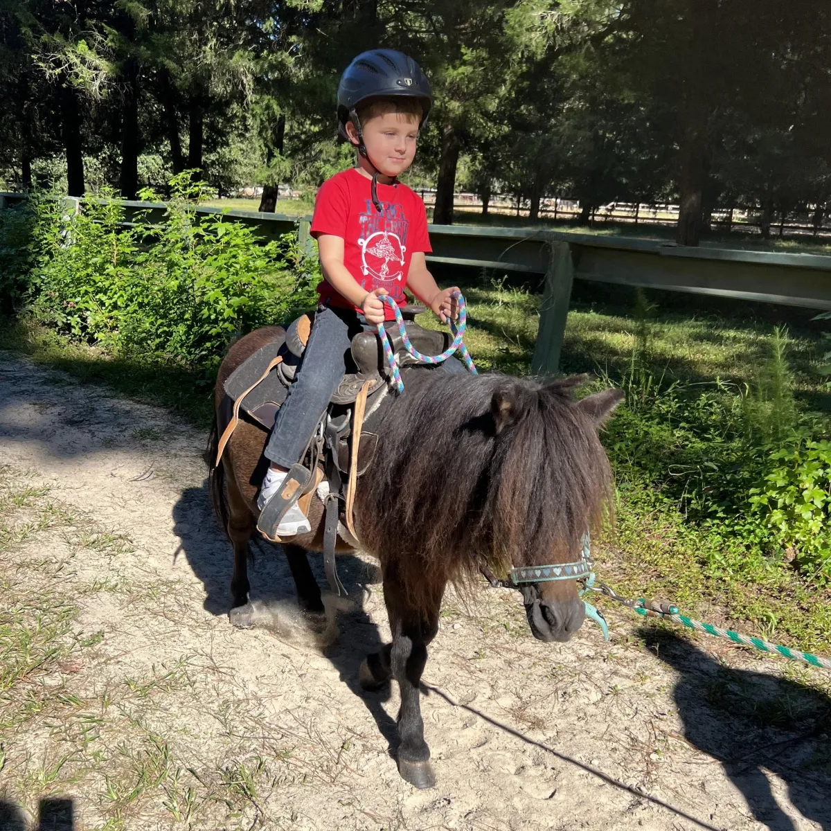 Boy during his Tiny Tot lesson 