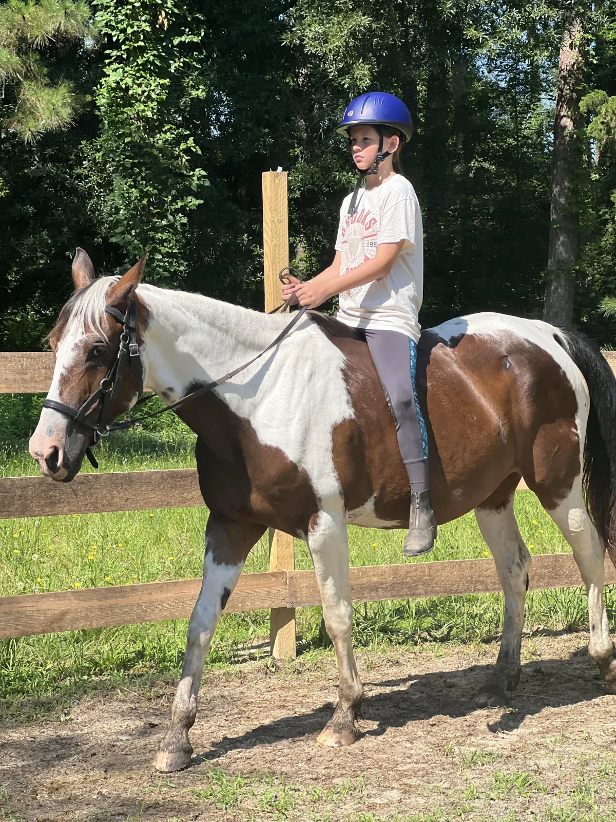 Girl leaning how to vault