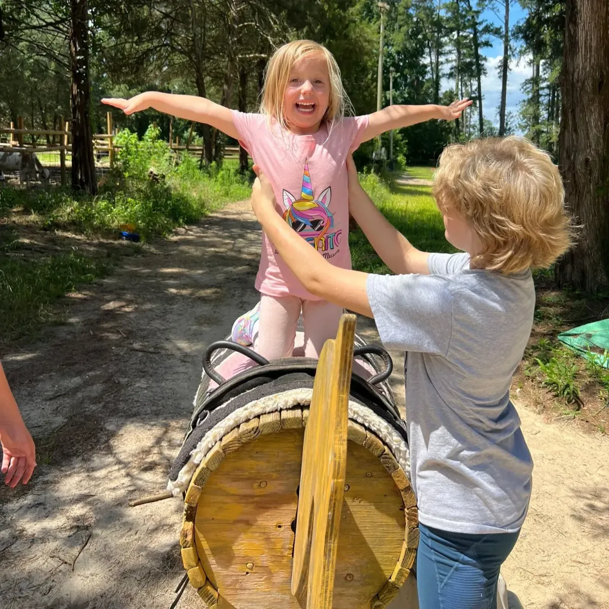 Campers making friends at Camp