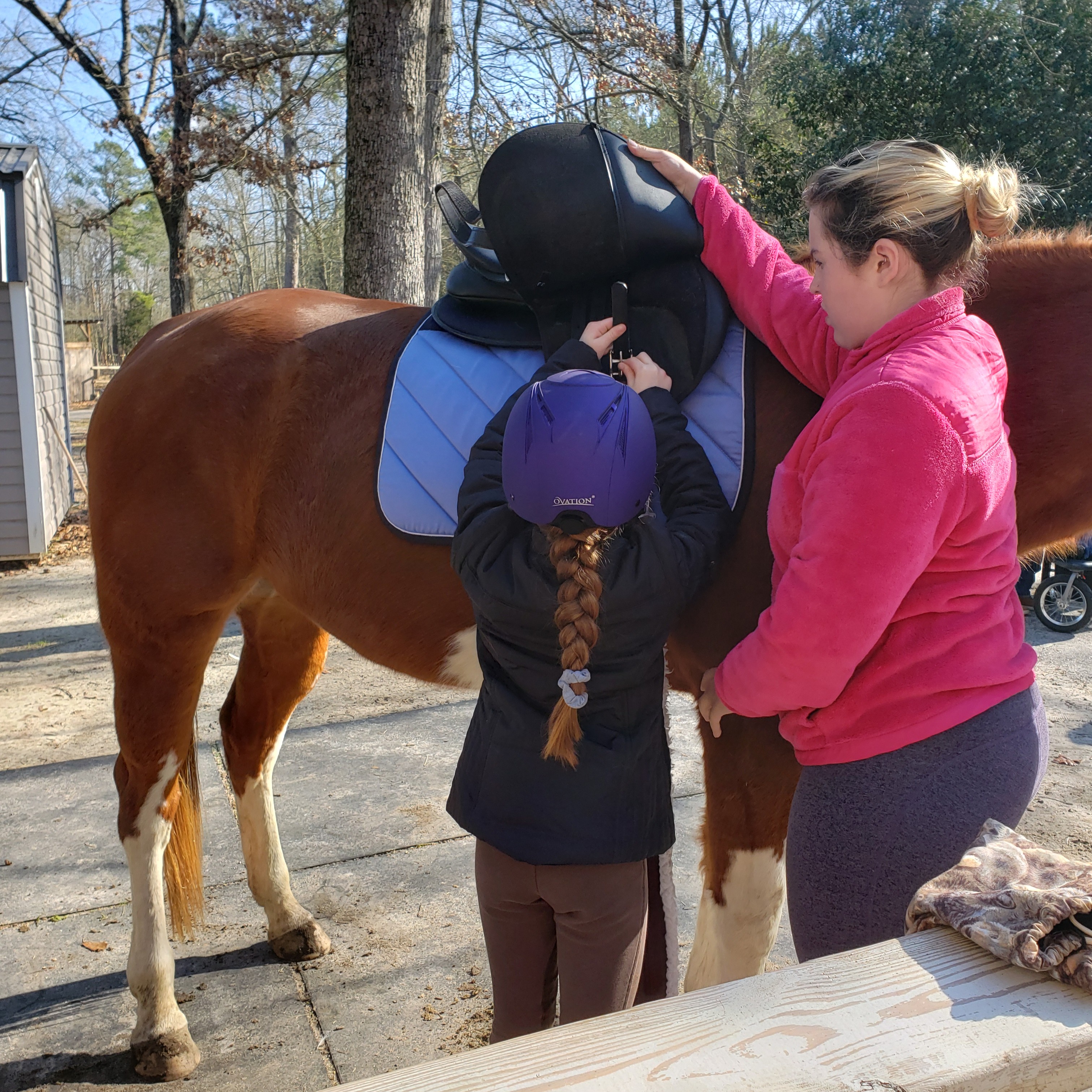 Tiny Tot has fun with vaulting 