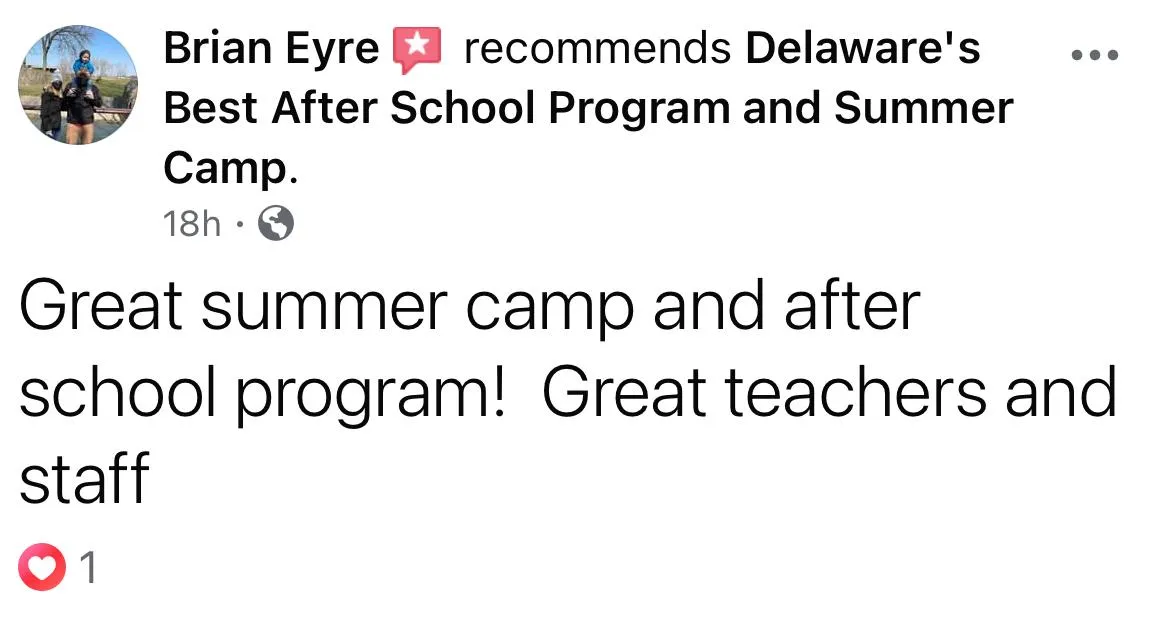 5 Star Review For Empower Sports and Camps