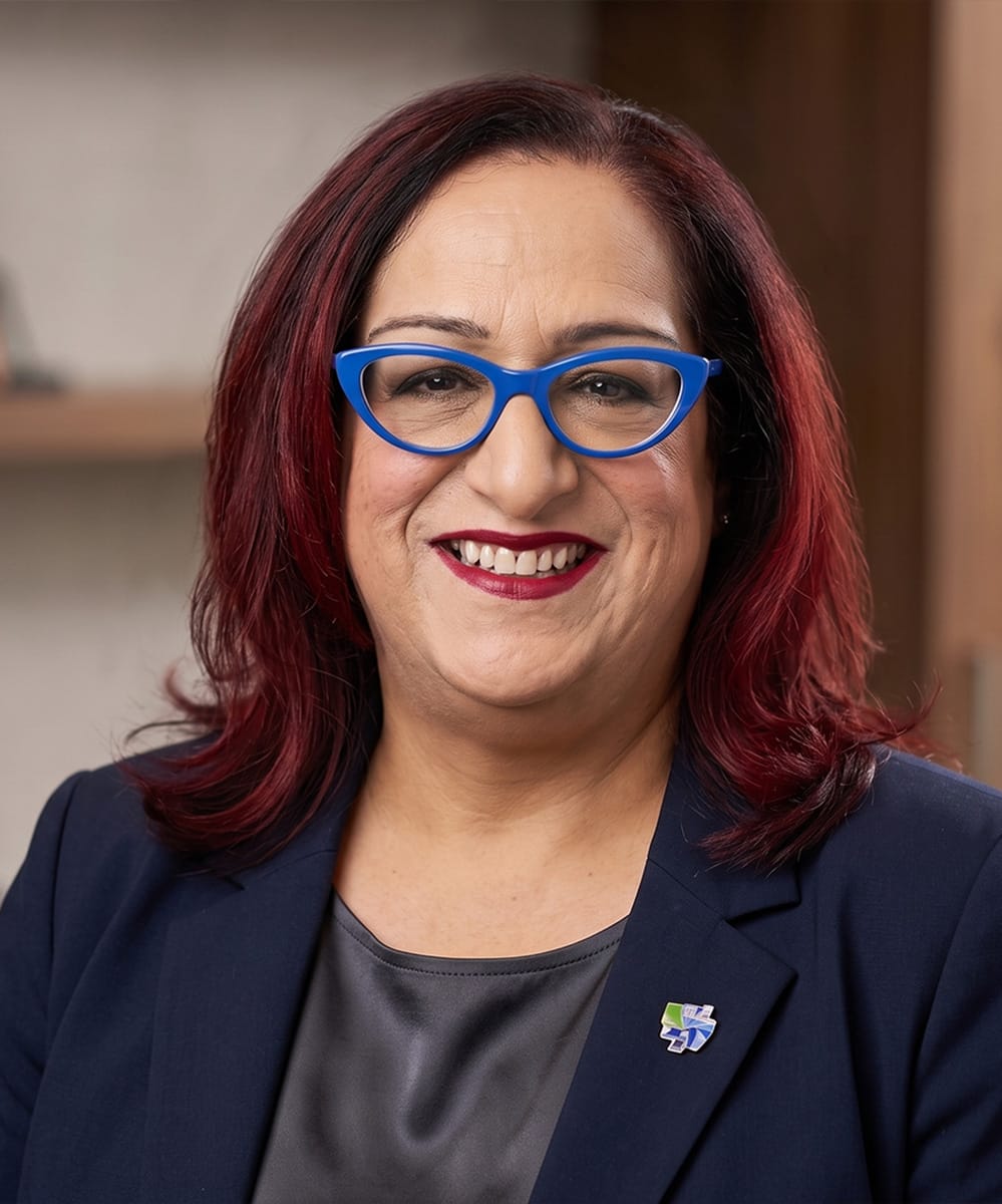 Professional portrait of Mira Chopra