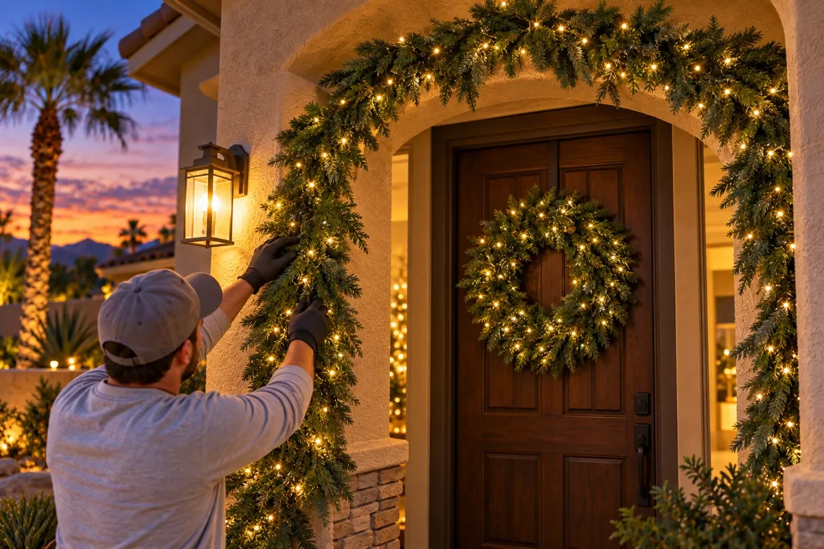 Wreath and Garland Decorating