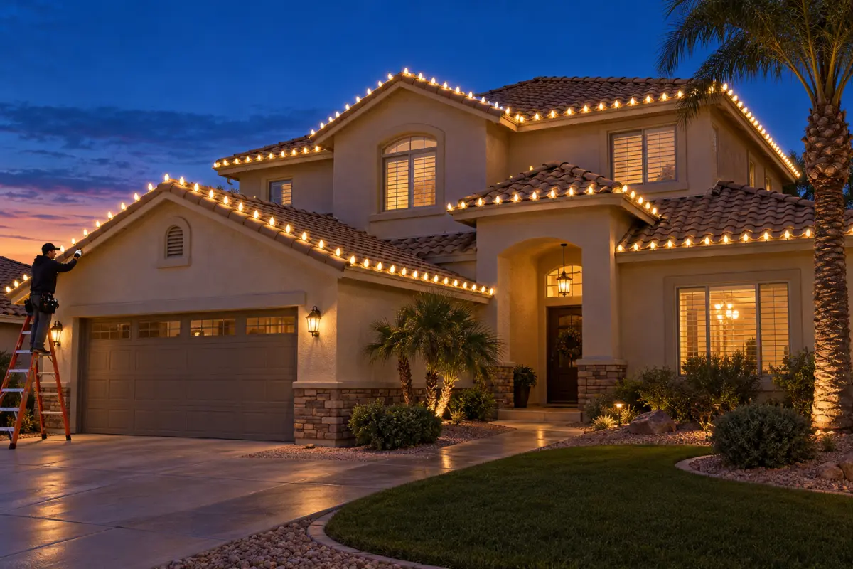 Mesa Christmas Light Installation