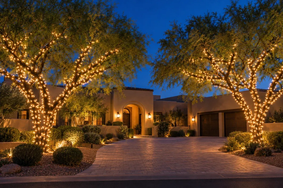 Mesa Tree Christmas Lighting
