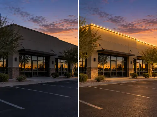 Commercial Christmas Lighting in Mesa