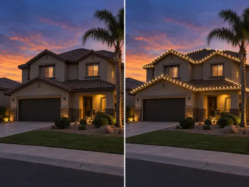 Christmas Light Installation in Mesa