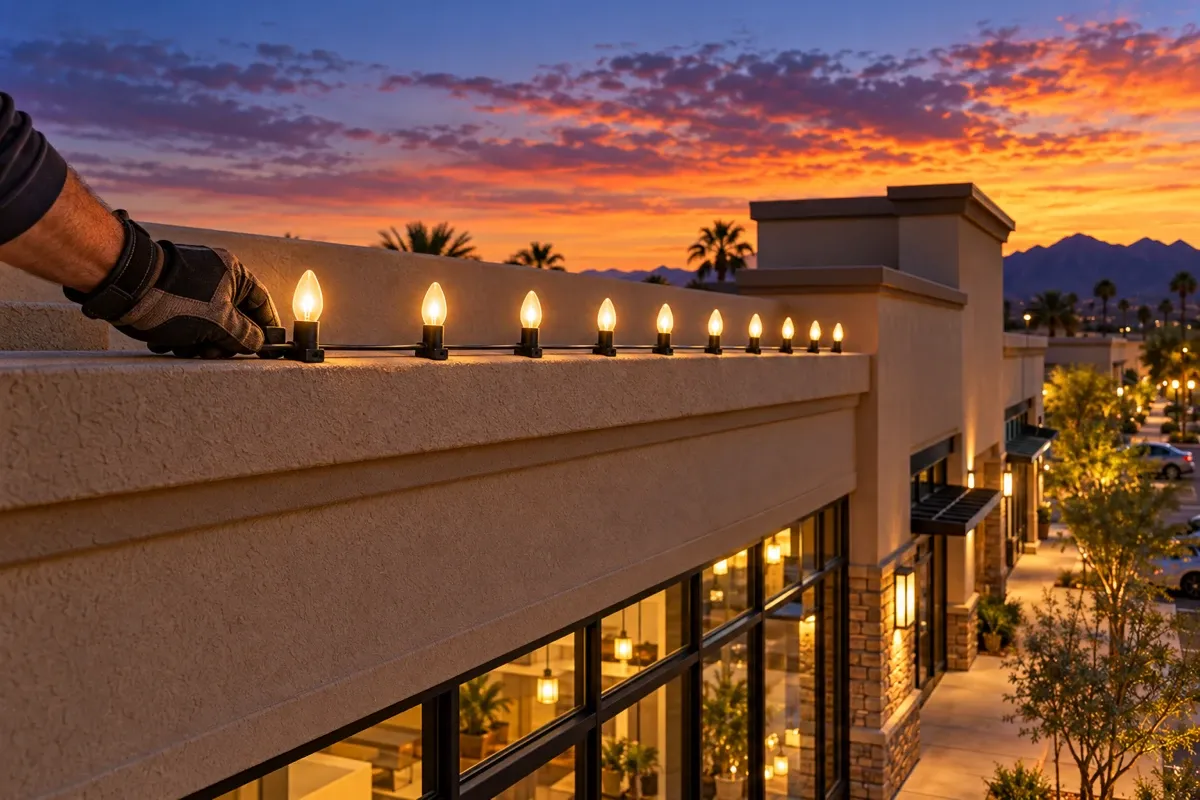 Scottsdale Commercial Christmas Lighting
