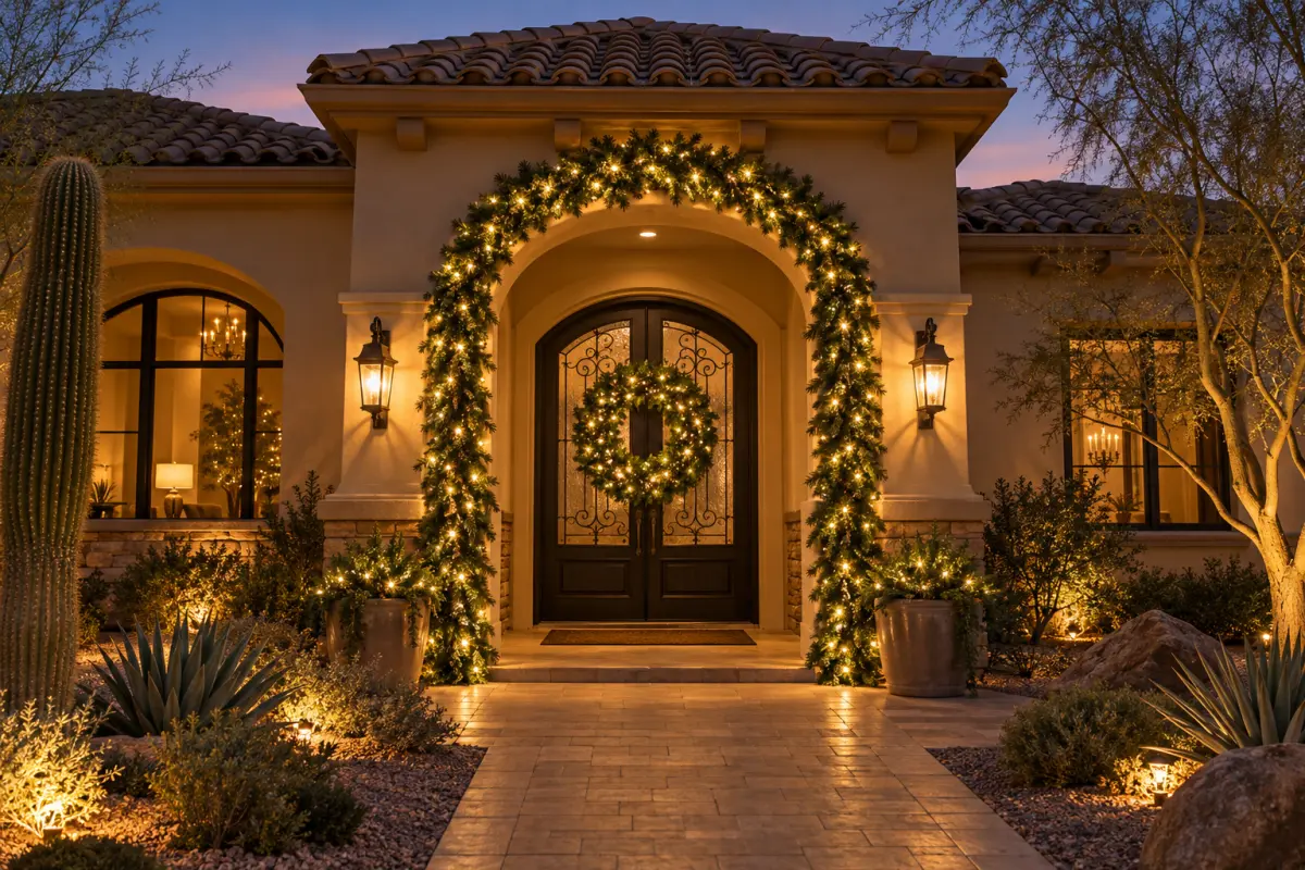 Mesa Wreath and Garland Decorating
