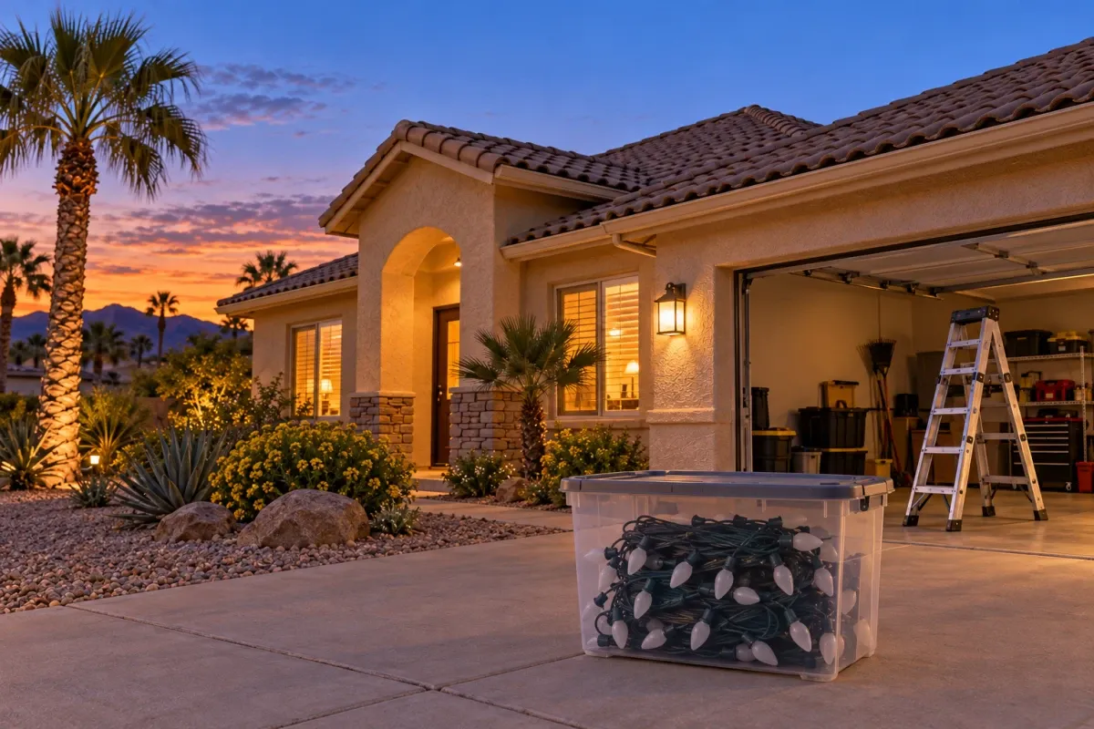 Christmas Light Removal and Storage