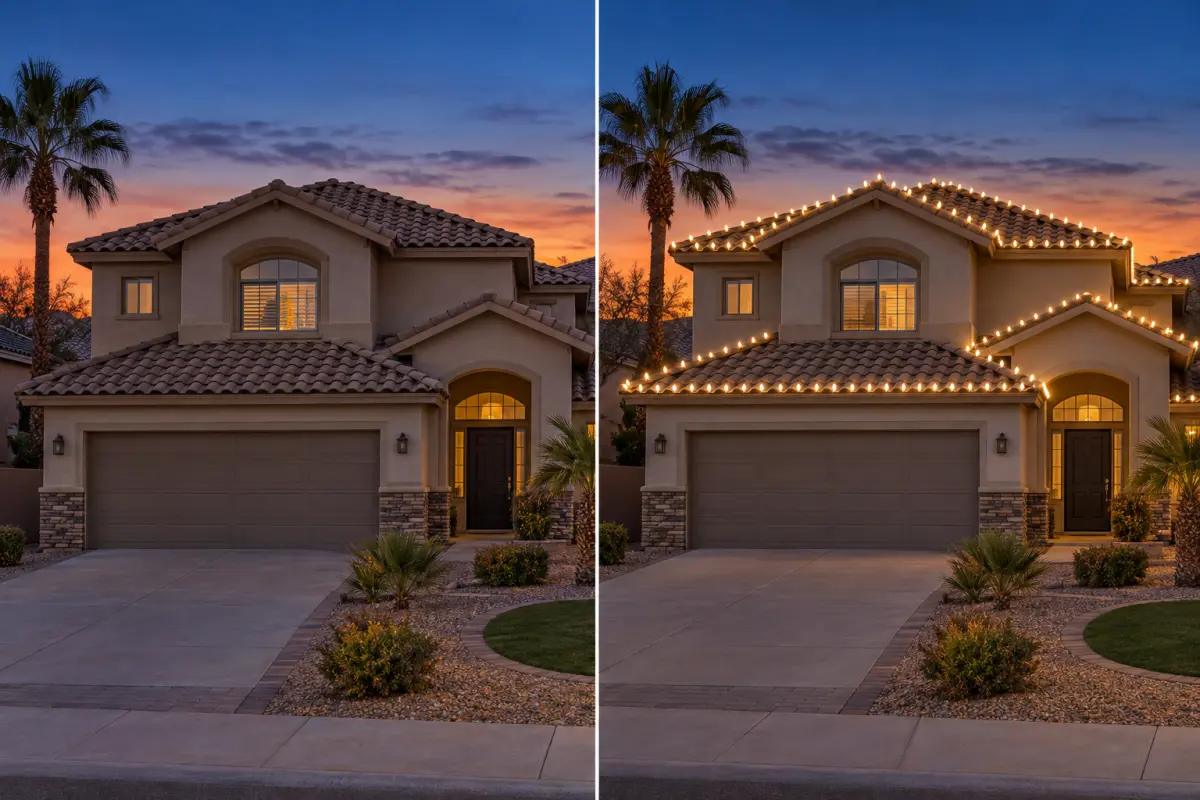 Christmas Light Installation