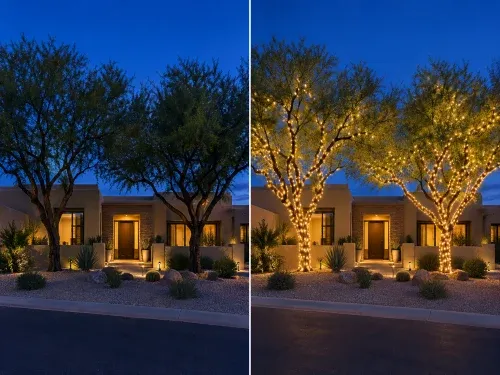 Tree Christmas Lighting in Mesa
