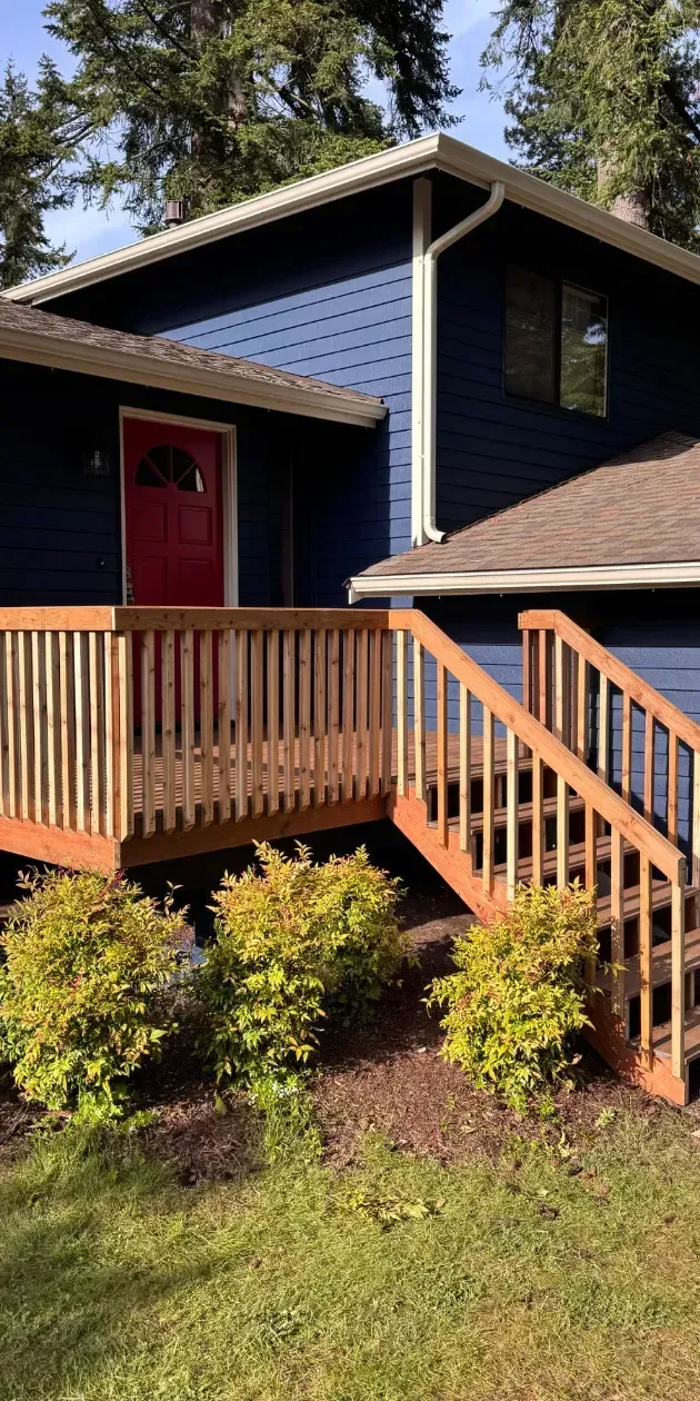 Completed Deck Repair and Upgrade by Seattle carpentry and home repair specialists {{custom_values.business_name}