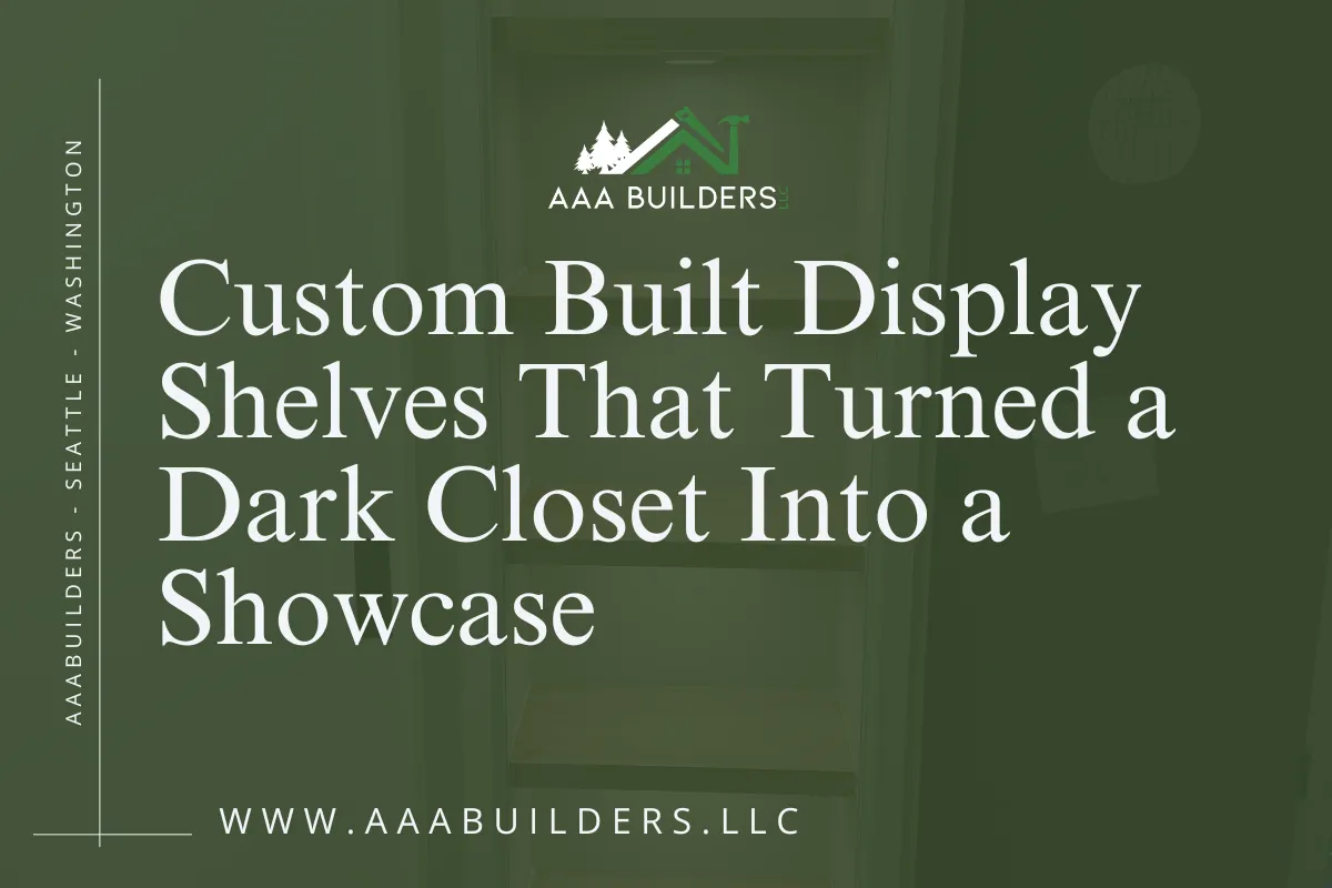 Custom Built-In Shelves in Seattle | Closet Transformation