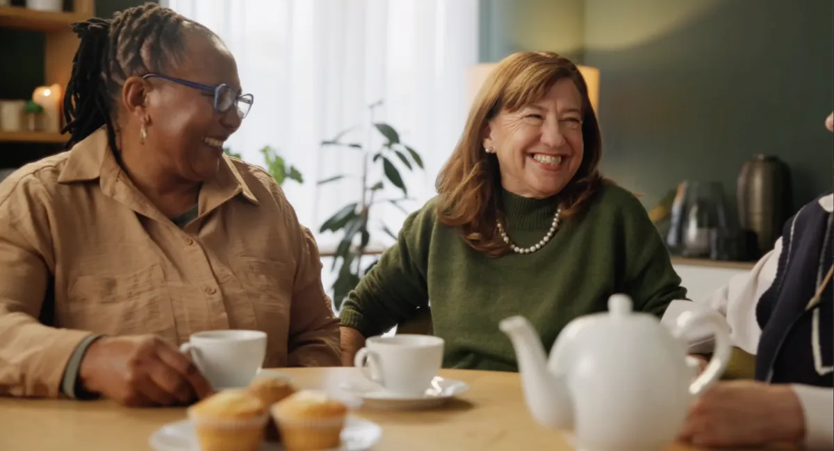 black woman staring off into the sunset 