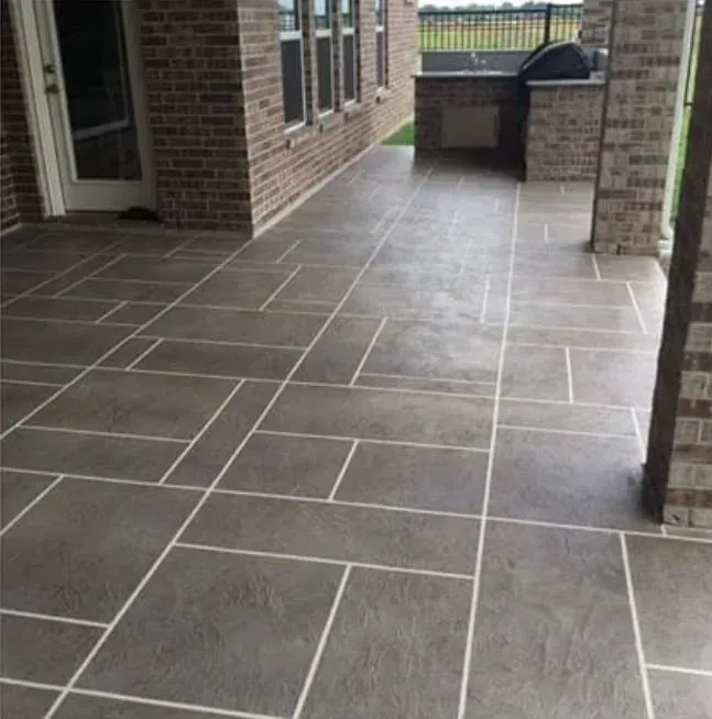 Stained concrete