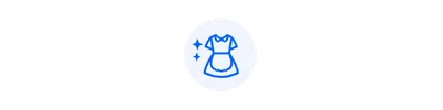 maid services and cleaning icon