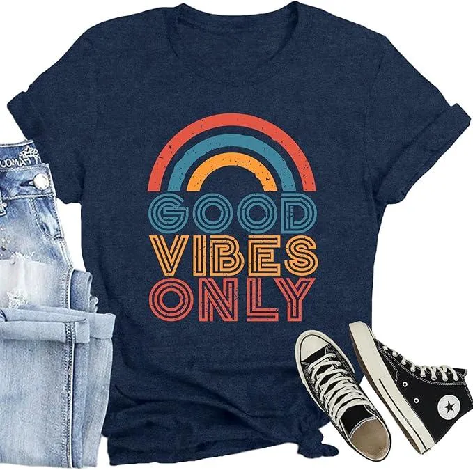 good vibes only shirt for women