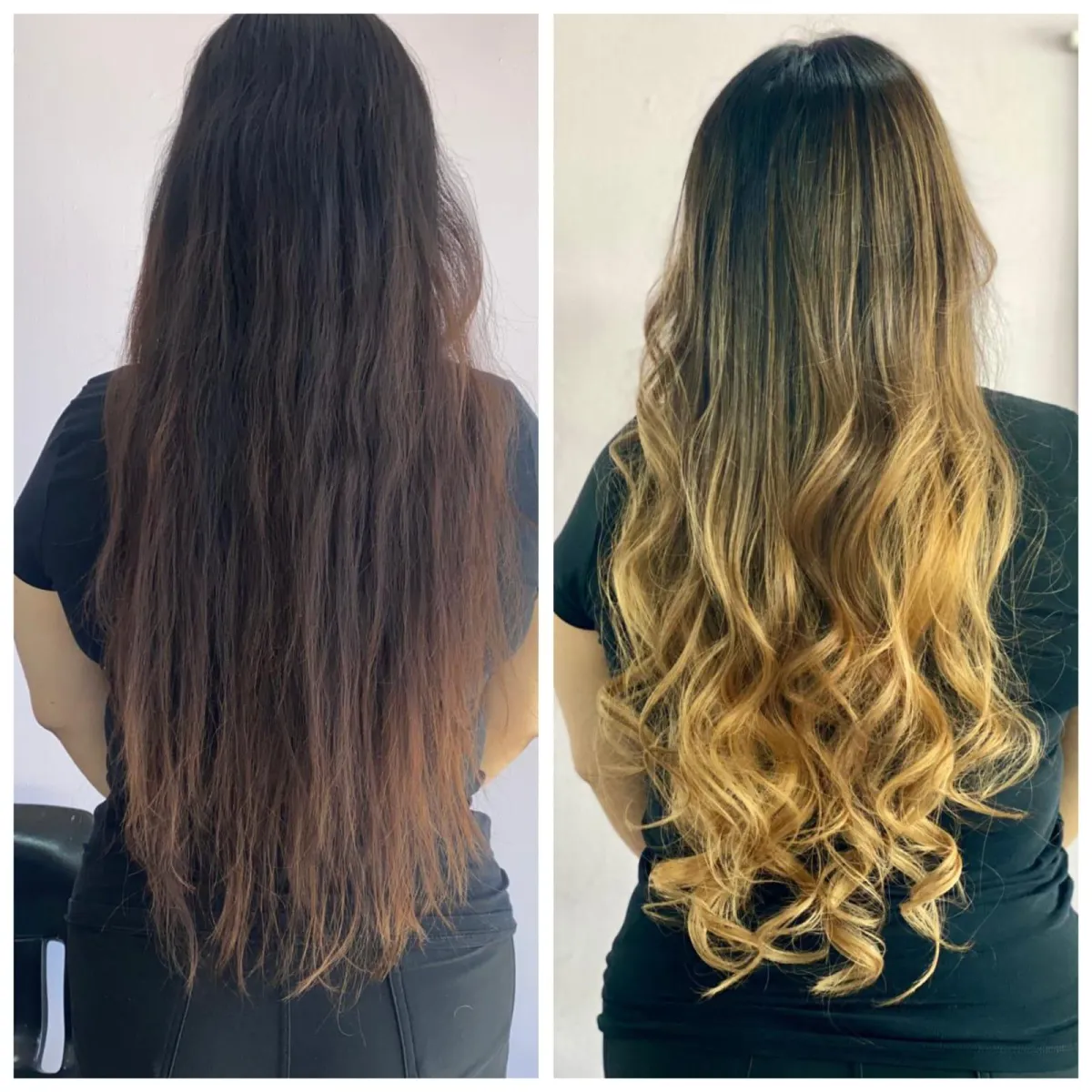 woman wearing black and white striped top and round eyeglasses
