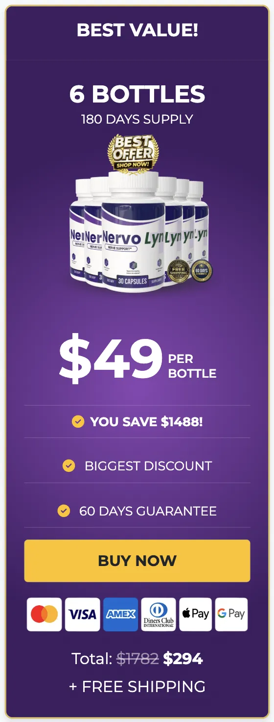nerve ease buy now 6 bottles