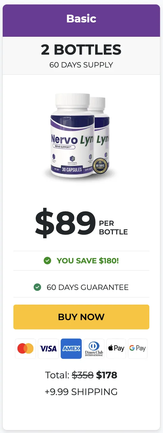 nerve ease buy now 1 bottle