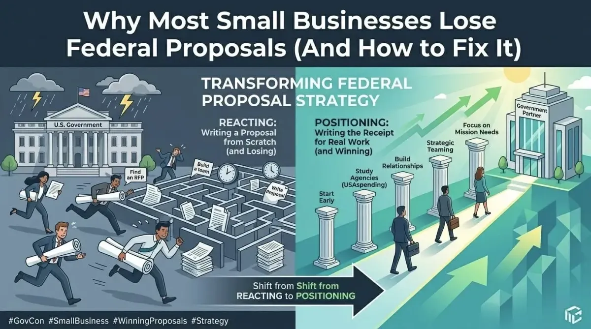 Why Most Small Businesses Lose Federal Proposals