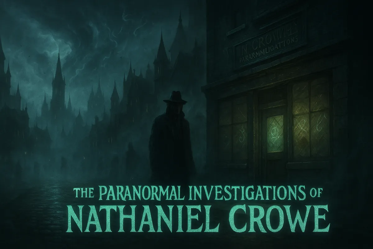Enter the Paranormal Investigations—forbidden case files of Nathaniel Crowe, chronicling eldritch horrors too strange for history to name.