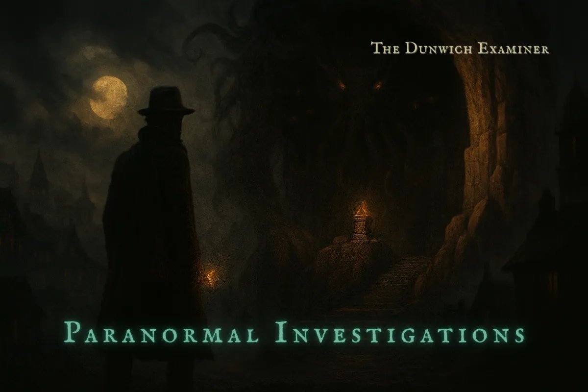 The Arkham Examiner follows the eerie investigations of Nathaniel Crowe's paranormal mysteries in Arkham, Innsmouth, and beyond in tales of the unknown.