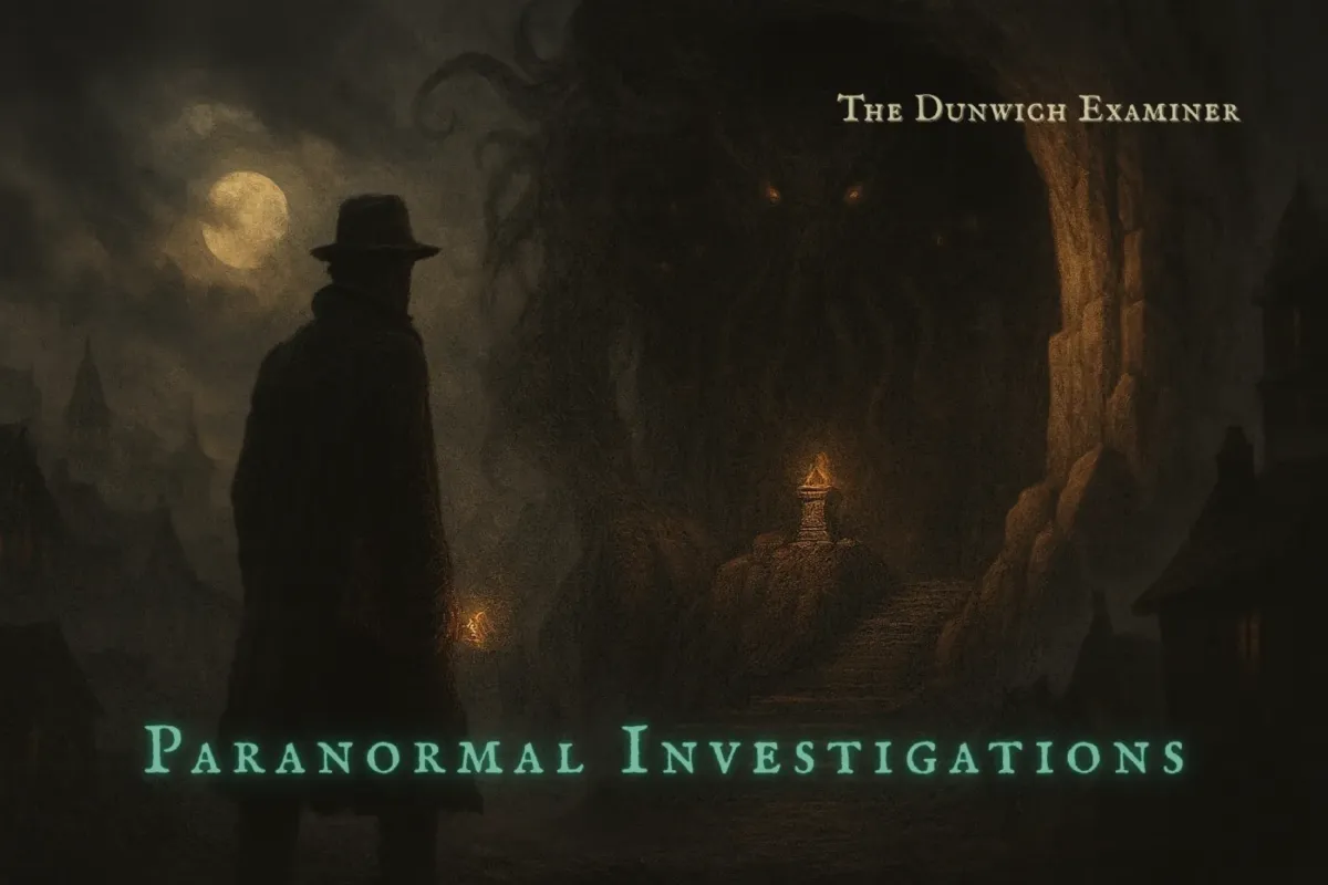 The Dunwich Examiner follows the eerie investigations of Nathaniel Crowe's paranormal mysteries in Arkham, Innsmouth, and beyond in tales of the unknown.