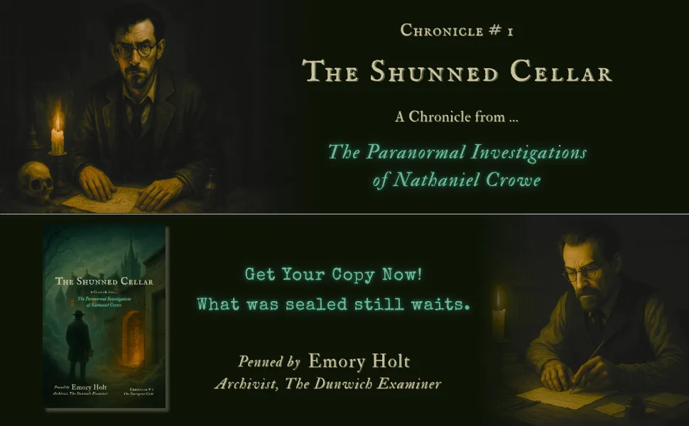 The Shunned Cellar Call to Action image.