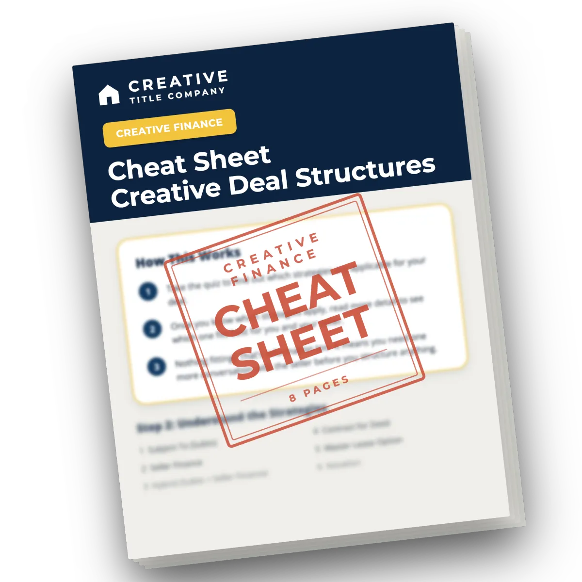 Creative Finance Strategies Image