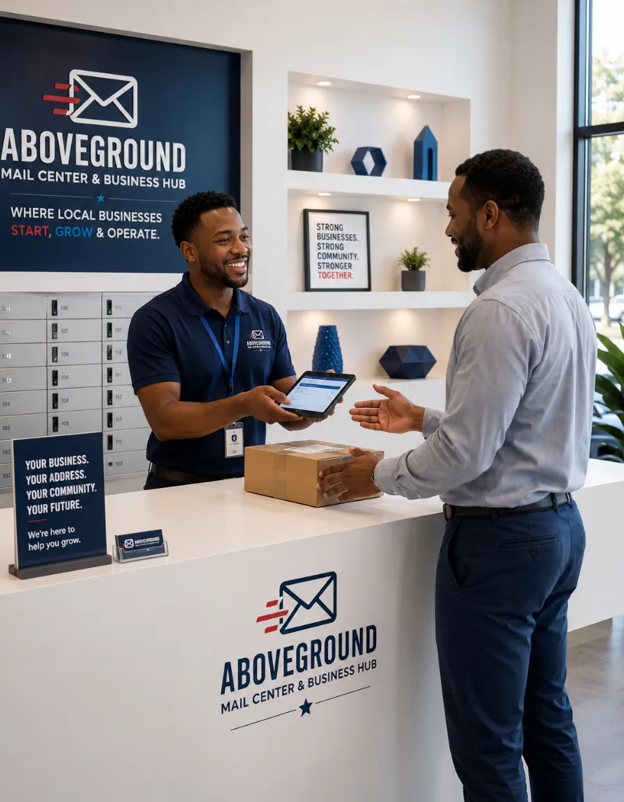 Secure and organized package acceptance service for members